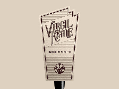 VK Tap Handle bar bourbon brand development branding cocktail design lettering liquor spirits tap handle type whiskey