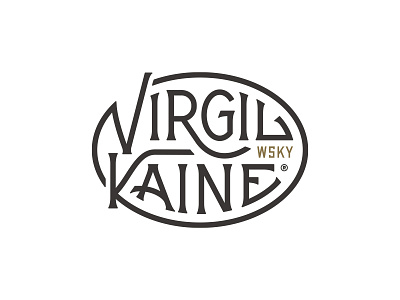 Virgil Kaine Refresh apparel bourbon brand development branding design identity lettering liquor mark spirits type typography vector whiskey