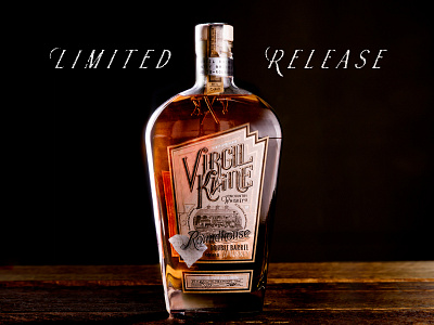 Limited Release bottle bourbon brand development label label design lettering packaging photo photography spirits texture type typography whiskey