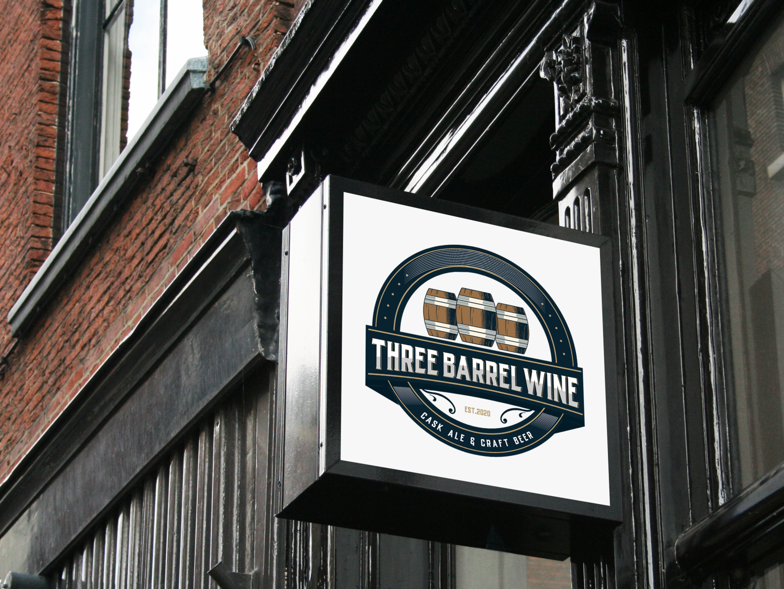 Download Three Barrel Wine Mockup By Erna Design On Dribbble PSD Mockup Templates