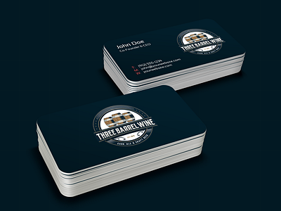 Stack Business Card Mock Up