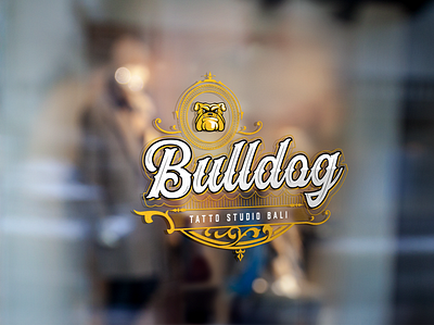 Window Signage MockUp branding design logo logo design luxury logo studio tattoo vintage vintage logo wine logo