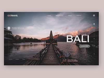 Landing Page for a Travel Agency