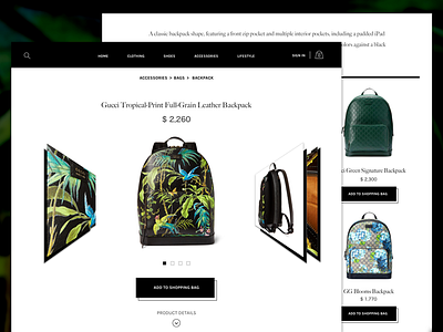 Product Page design ecommerce product details products ui