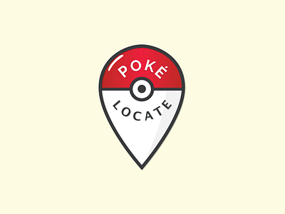 Poké Locate Logo illustration illustrator logo pokemon pokemon go toronto