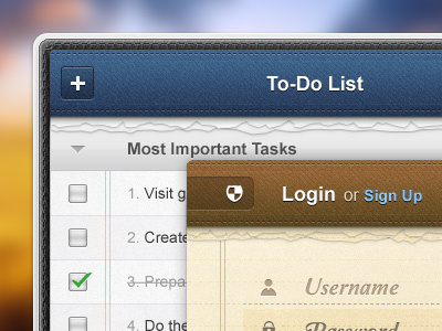 To Do List & user Login or Sign Up