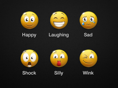 Emoticons emoticons emotion icon emotional icons face icon happy laughing sad shock silly smile wink