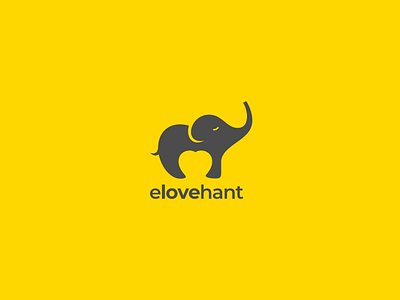 elovehant design flat logo