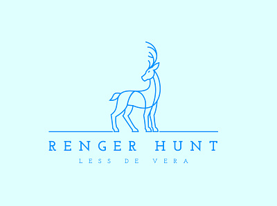 Deer line art pro Logo branding corporate corporate design deer head flat icon flat icon illustrator logo minimal vector