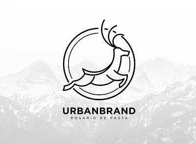Deer Logo flat line art logo logo logodesign minimal minimalist logo