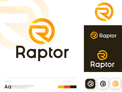 Rapter Logo brand identity design branding corporate design flat icon illustrator logo logo design logodesign logotype minimal