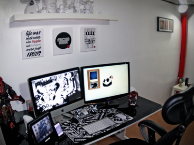 my space home mac office toys