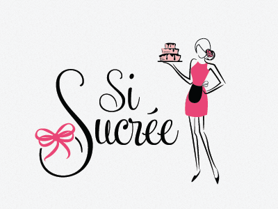 Si Sucree bakery cute dubai elegant fashion french lady sketch whimsical