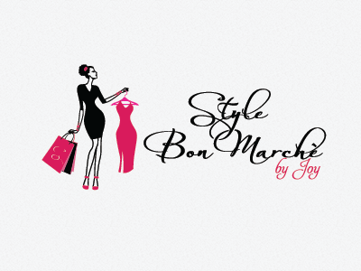 Stylist logo dress dressing fashion girly lady pink shopping style stylist women