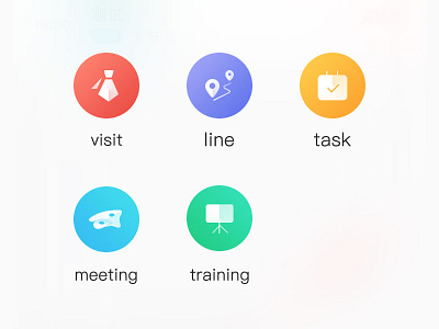 Icon acreage app business colors create icon new style