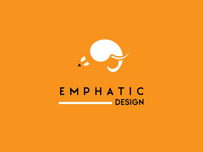 emphatic design emphatic graphicdesign illustrator logodesign negative space logo vectors
