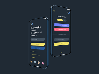 Darkmode Signin Signup app darkmode design ios kit metmoi mobile signin signup template ui