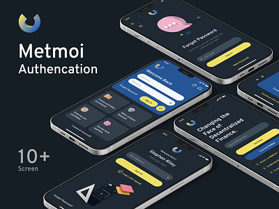 Metmoi Authencation Mobile UI KIT 👻