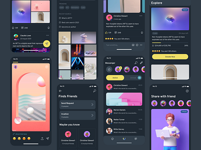 Social - Metmoi UI KIT