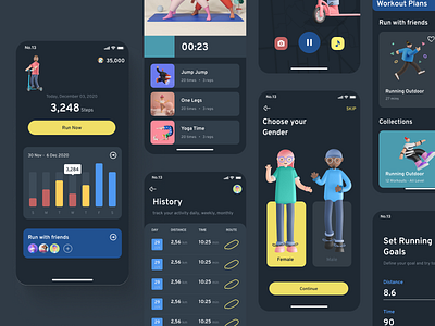 Fitness - Metmoi UI KIT