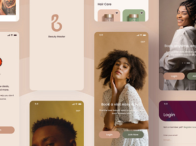 Beauty Master Mobile App app beauty booking design flutter ios kit master mobile reactnative template ui