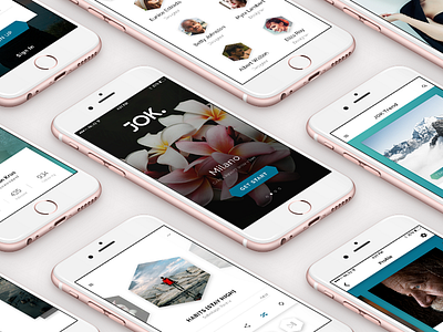 Jok UI KIT Free Demo app demo free ios jok kit mobile psd sketch ui