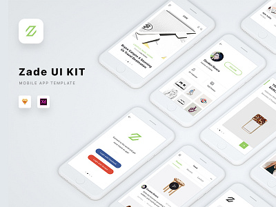 Zade Mobile UI KIT