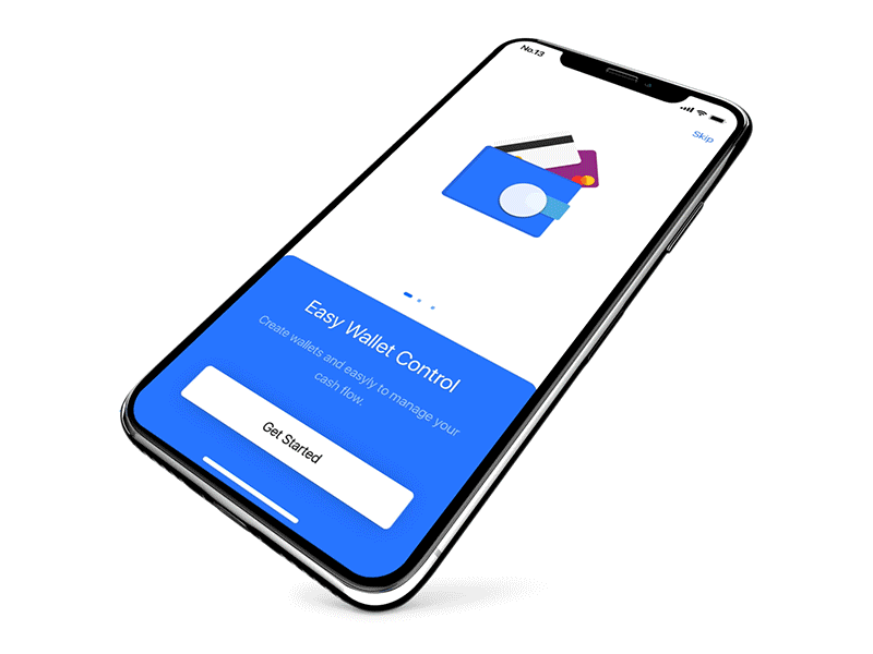 Finey Onboarding app finey ios iphone iphonex kit logo mobile template ui