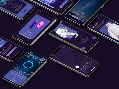 Balance - Walkthroughs app balance design iphonex kit mobile sketch template ui