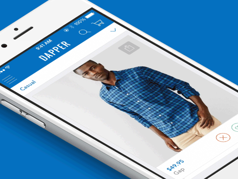 Dapper Product Feed animation app dapper ios ui