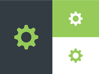 Industry Ventures Branding branding color pallet gear icon logo mark sketch