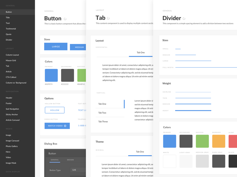 Adobe AEM Component Library By Jonathan Pierce On Dribbble