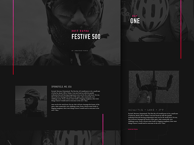 Rapha Festive 500 bike cycling festive500 landing page personal rapha responsive travel website