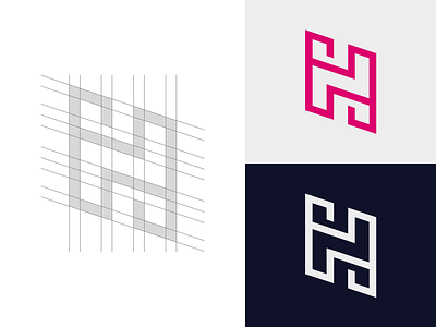 Nafis Hoque Personal Branding branding design flat identity illustrator logo monogram personal