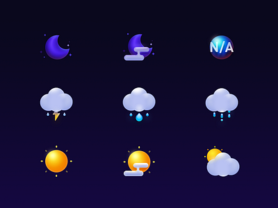 Weather by Mr.89 on Dribbble