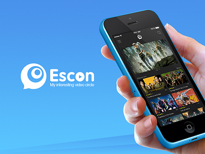 Escom app icon player posters ue ui video