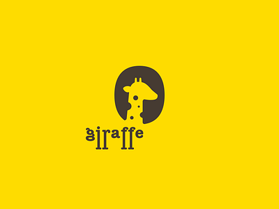 Giraffe ai giraffe identity logo symbol