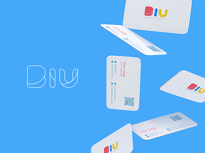 Business Cards biu branding business card identity logo print team typography