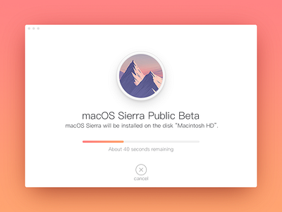 MacOS Sierra upgrade