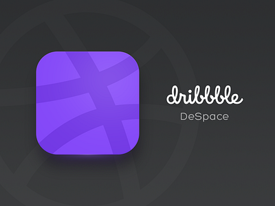 Dribbble DeSpace icon