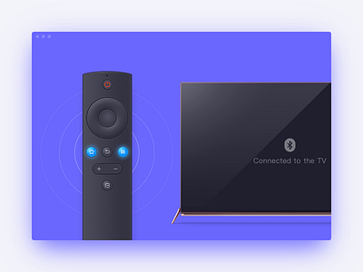 Connected To The Tv bluetooth control icon loading movie tv ue ui