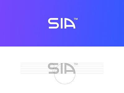 Sia logo branding identity lettering logo logotype script typography wordmark