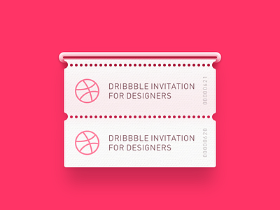 Dribbble Invitation design icon illustration logo sketch ui