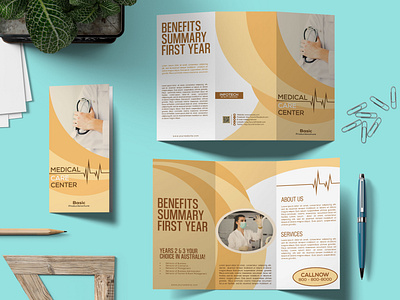 Trifold Brochure Design a4 abstract branding brochure business catalog design catalogue corporate creative design flyer leaflet leaflets marketing