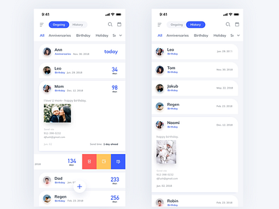 home page app design ui ux