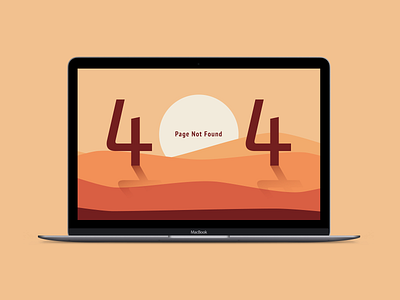 404 Not Found - Dessert Illustration 404 error page dailyui dessert flat illustration illustrator minimal ui vector website