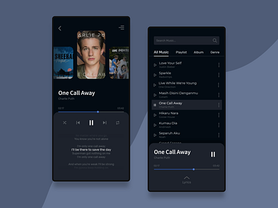 Music Player App app app design app ui design mobile mobile app mobile app design mobile design mobile ui music music app music player ui ui ux ui design uidesign uiux ux ux design uxdesign