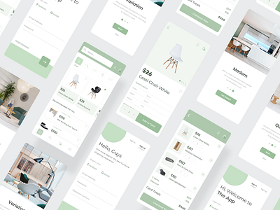 Simple Furniture App UI Kit Design app app design app ui design ecommerce ecommerce app ecommerce design furniture furniture app furniture design furniture store mobile mobile app mobile app design ui ui ux ui design uidesign uiux ux