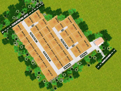 House Plot TopView 3d animated gif maya