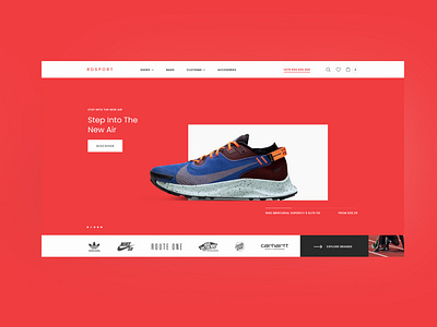 e-commerce sport concept